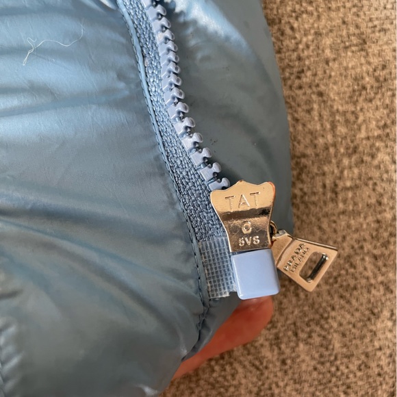 Light Blue Prada Puffer - Picture 4 of 16